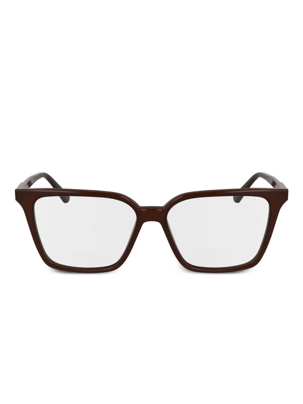 Calvin Klein square-frame glasses | Red | Image 1