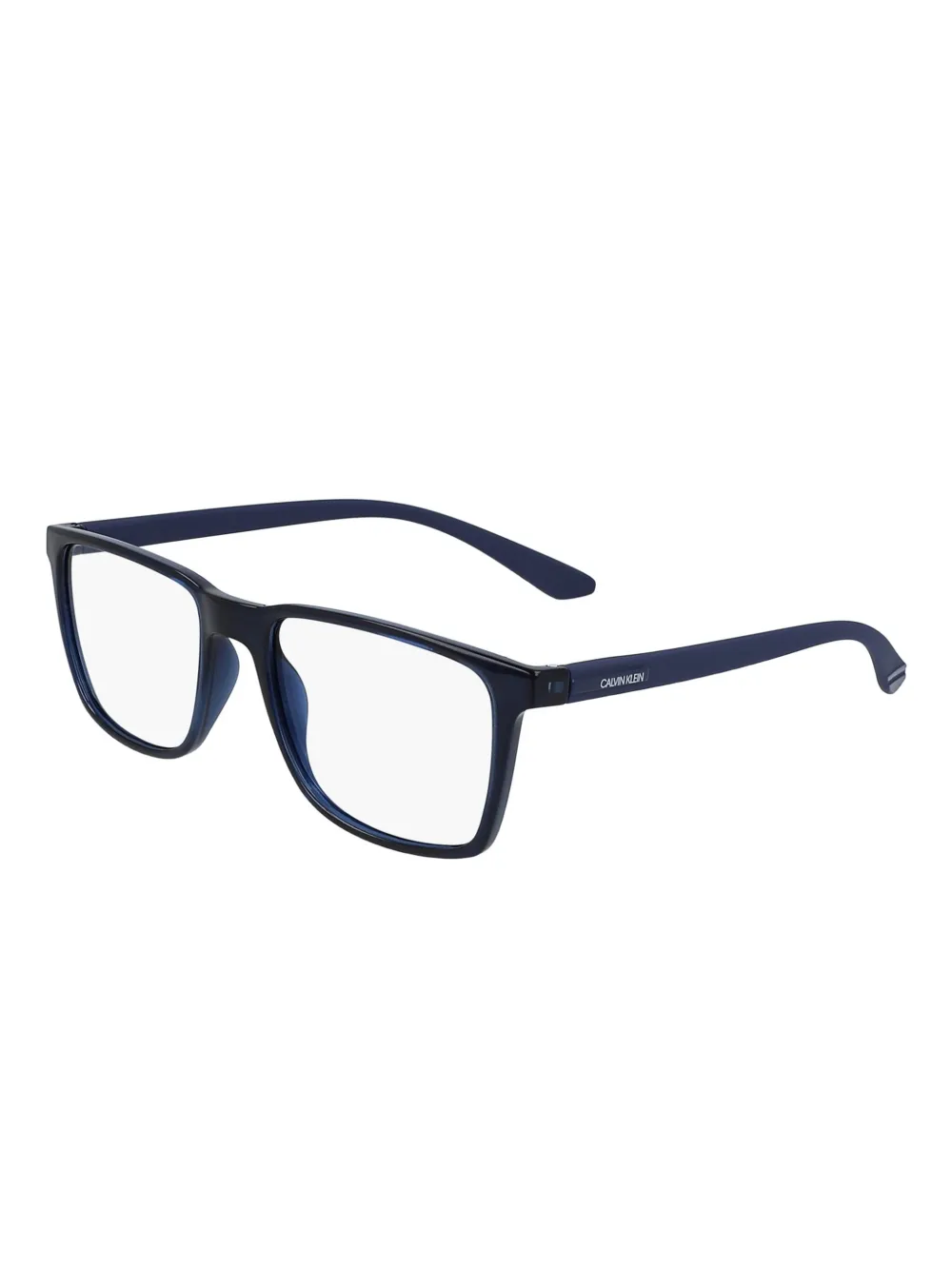 Calvin Klein Bril met rechthoekig montuur Blauw