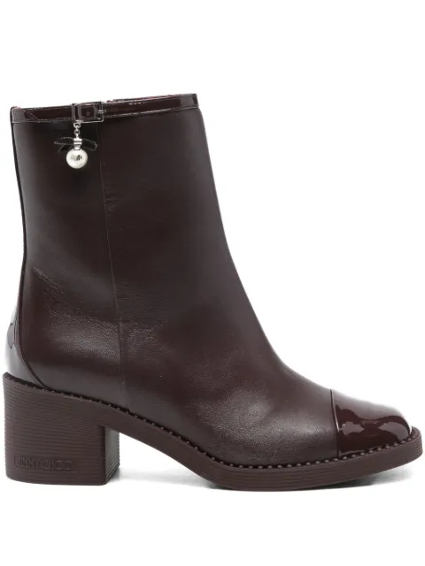 Jimmy Choo 60mm Adry charm-detail ankle boots