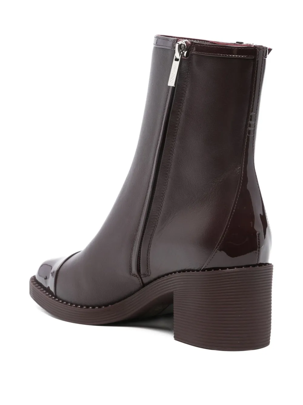Jimmy Choo 60mm Adry Charm-detail Ankle Boots In Brown