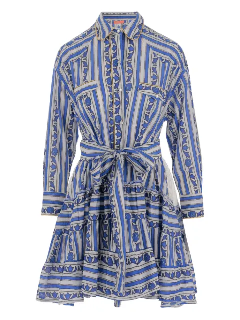 PEP'S stripped-patterm mini dress