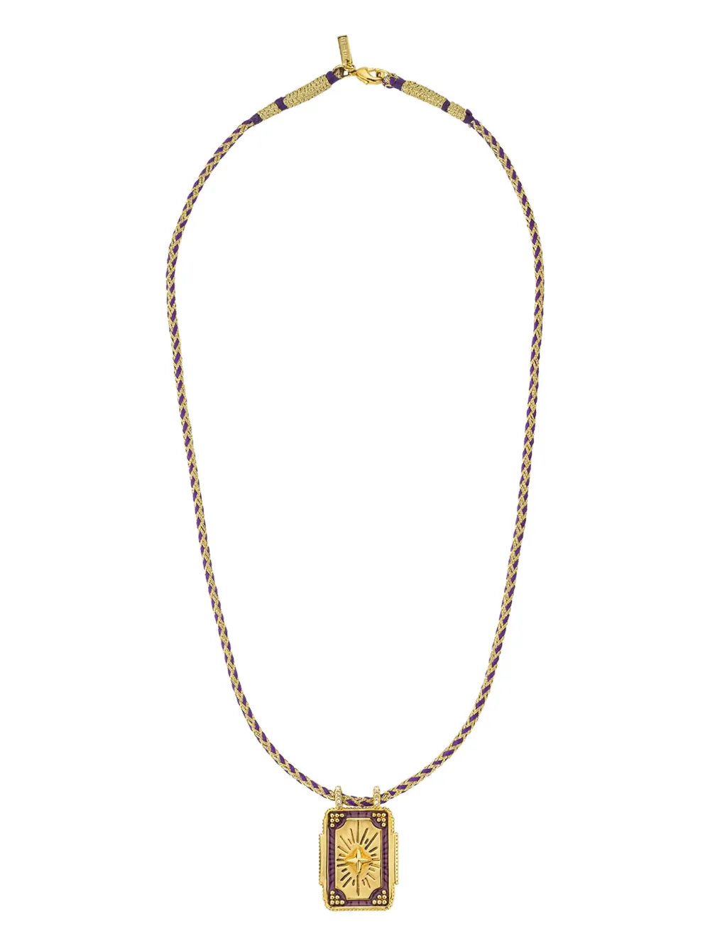 MYA BAY Mystic Twice Boheme rectangle-pendant necklaces - ゴールドトーン MYA BAY Mystic Twice Boheme rectangle-pendant necklaces - ゴールドトーン