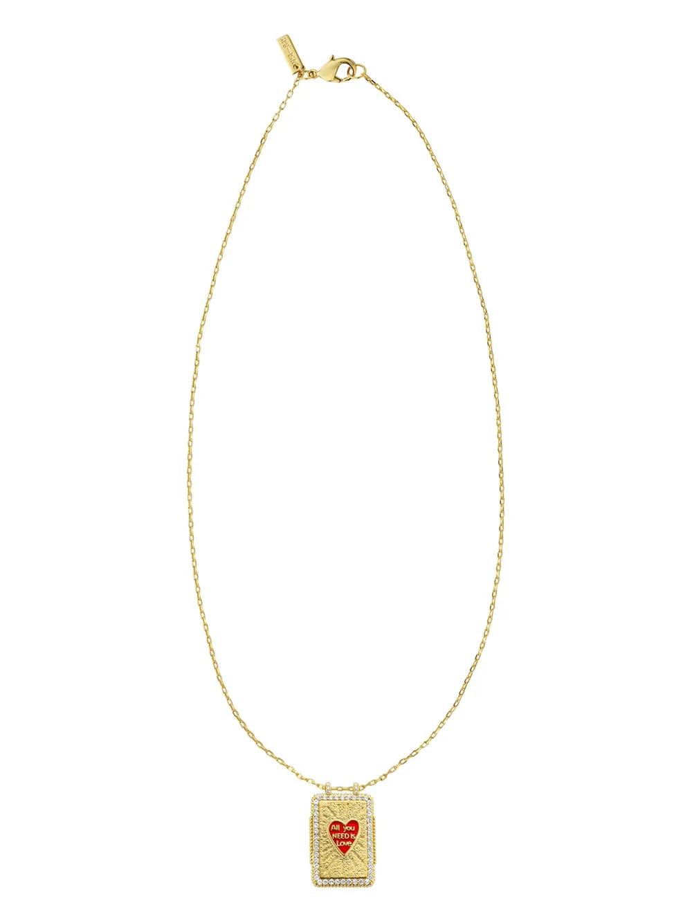 MYA BAY Heart Boheme crystal-embellish necklaces - ゴールドトーン MYA BAY Heart Boheme crystal-embellish necklaces - ゴールドトーン