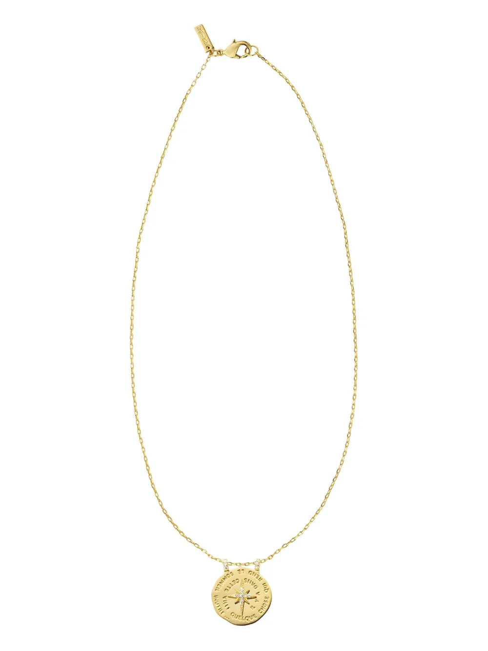 MYA BAY star-embellishment circular-pendant necklace - ゴールドトーン MYA BAY star-embellishment circular-pendant necklace - ゴールドトーン
