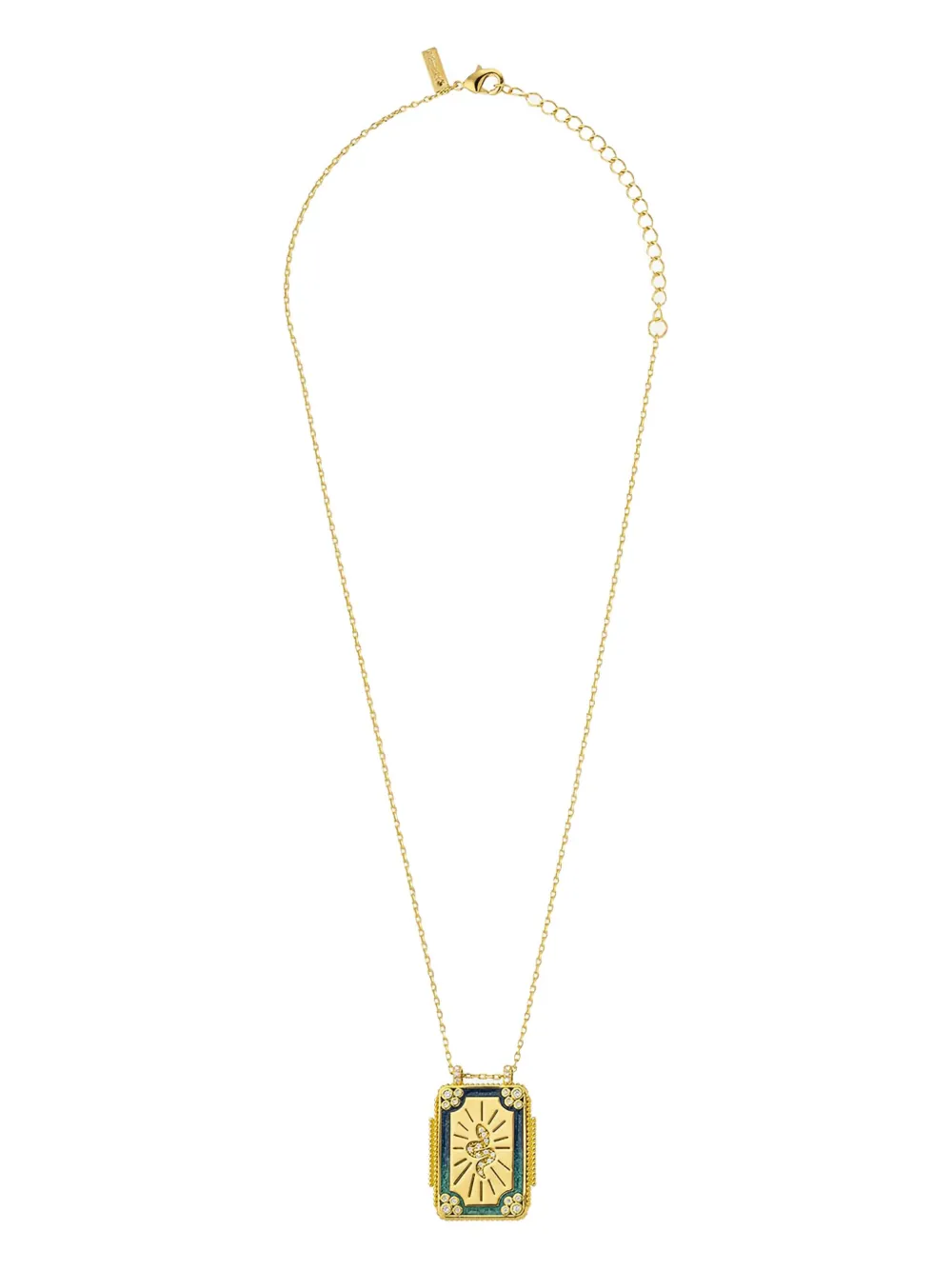 MYA BAY Mystic Twice Boheme square-pendant necklaces - ゴールドトーン MYA BAY Mystic Twice Boheme square-pendant necklaces - ゴールドトーン