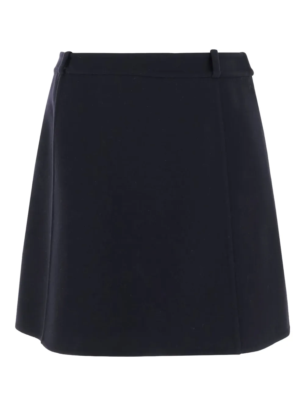 Jil Sander wool mini skirt Blauw