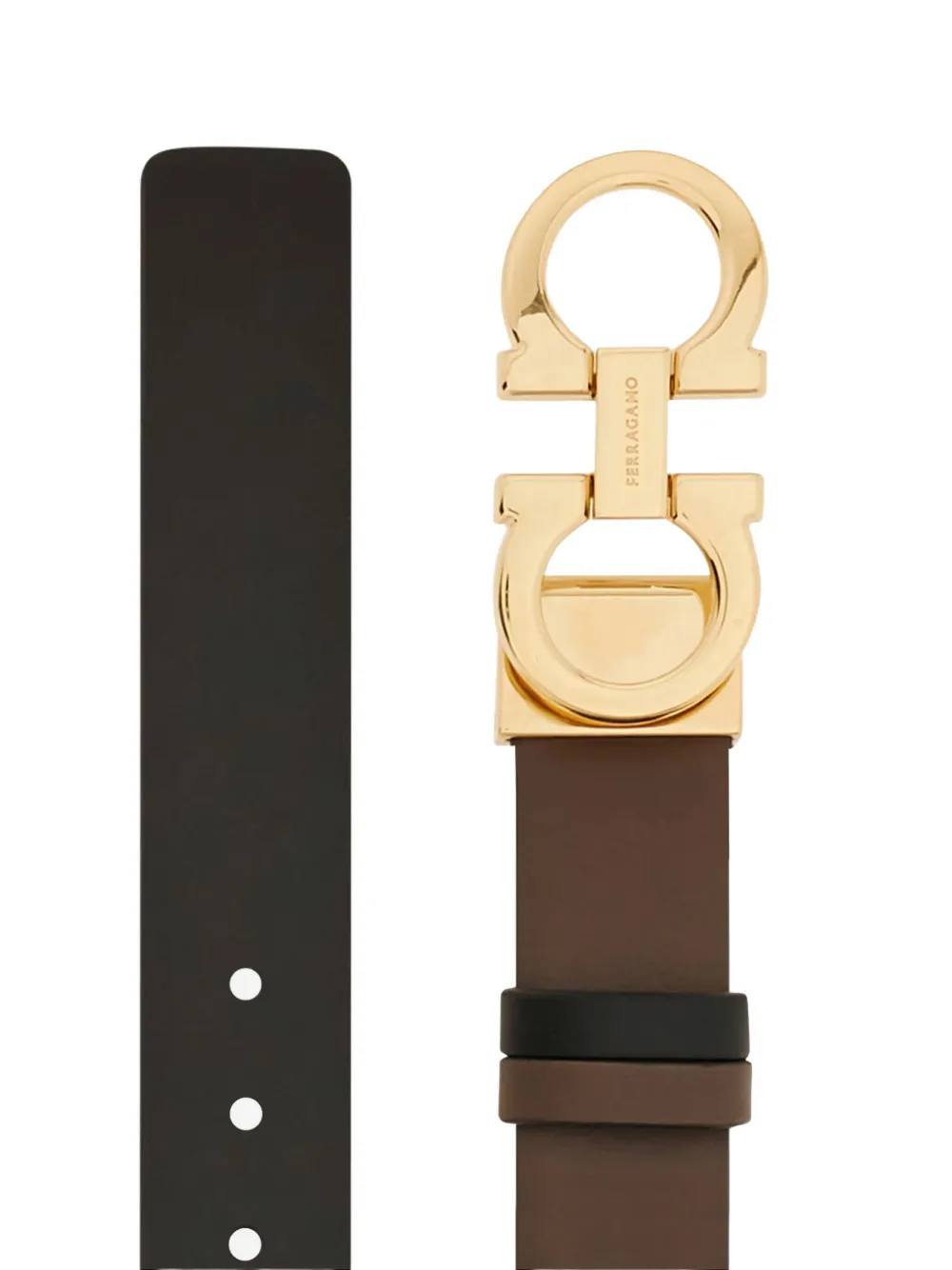 Ferragamo Gancini buckle leather belt | Image 2