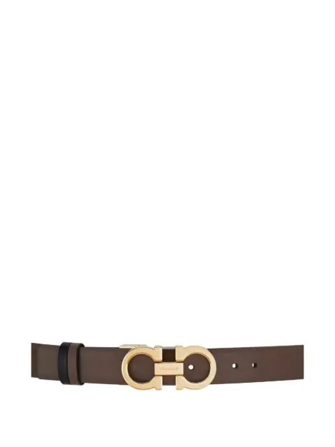 Ferragamo Gancini buckle leather belt