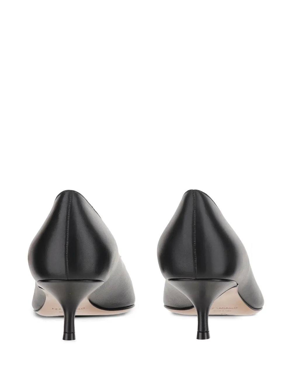 Ferragamo 40mm Gancini pointed-toe pumps Zwart