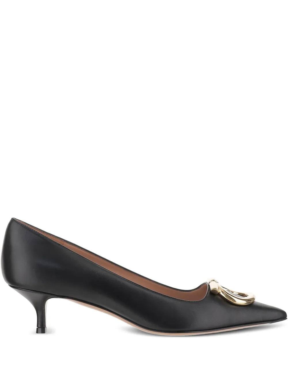 Ferragamo 40mm Gancini pointed-toe pumps Zwart