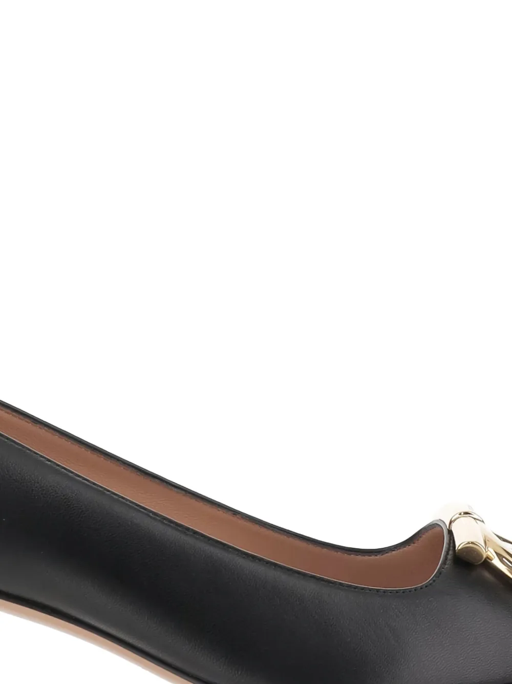 Ferragamo 40mm Gancini pointed-toe pumps Zwart