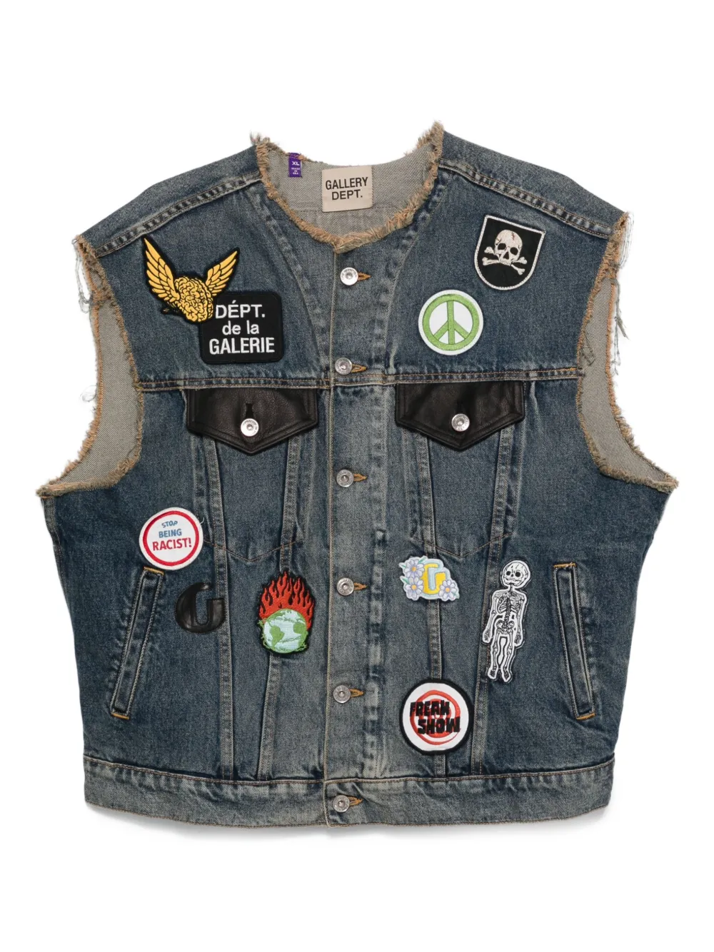 GALLERY DEPT. denim waistcoat | Blue | Image 1