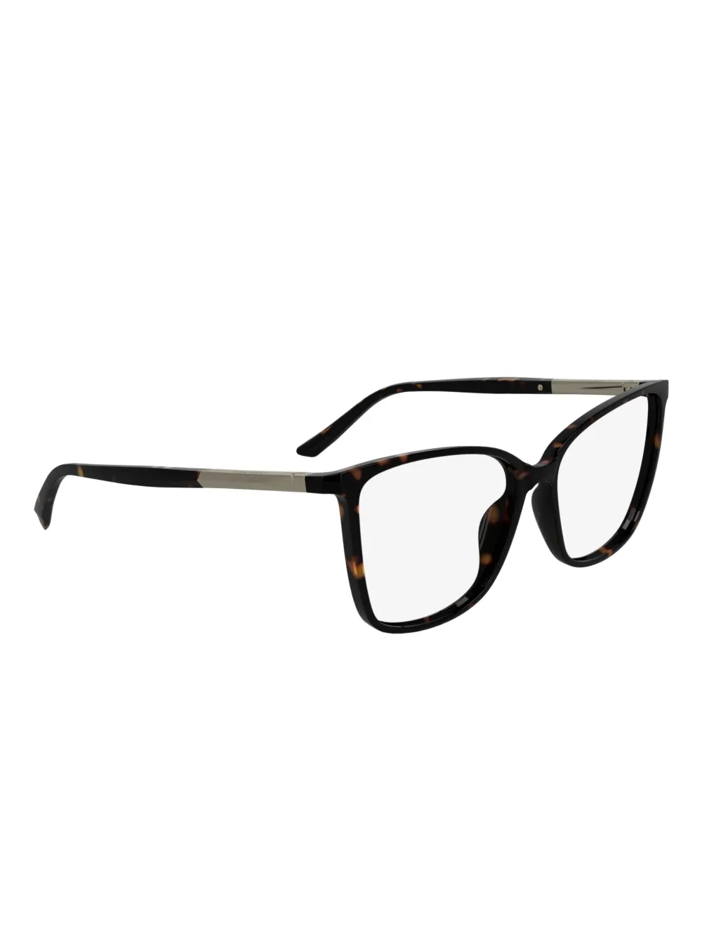 Calvin Klein Rechthoekig montuur van acetaat Bruin