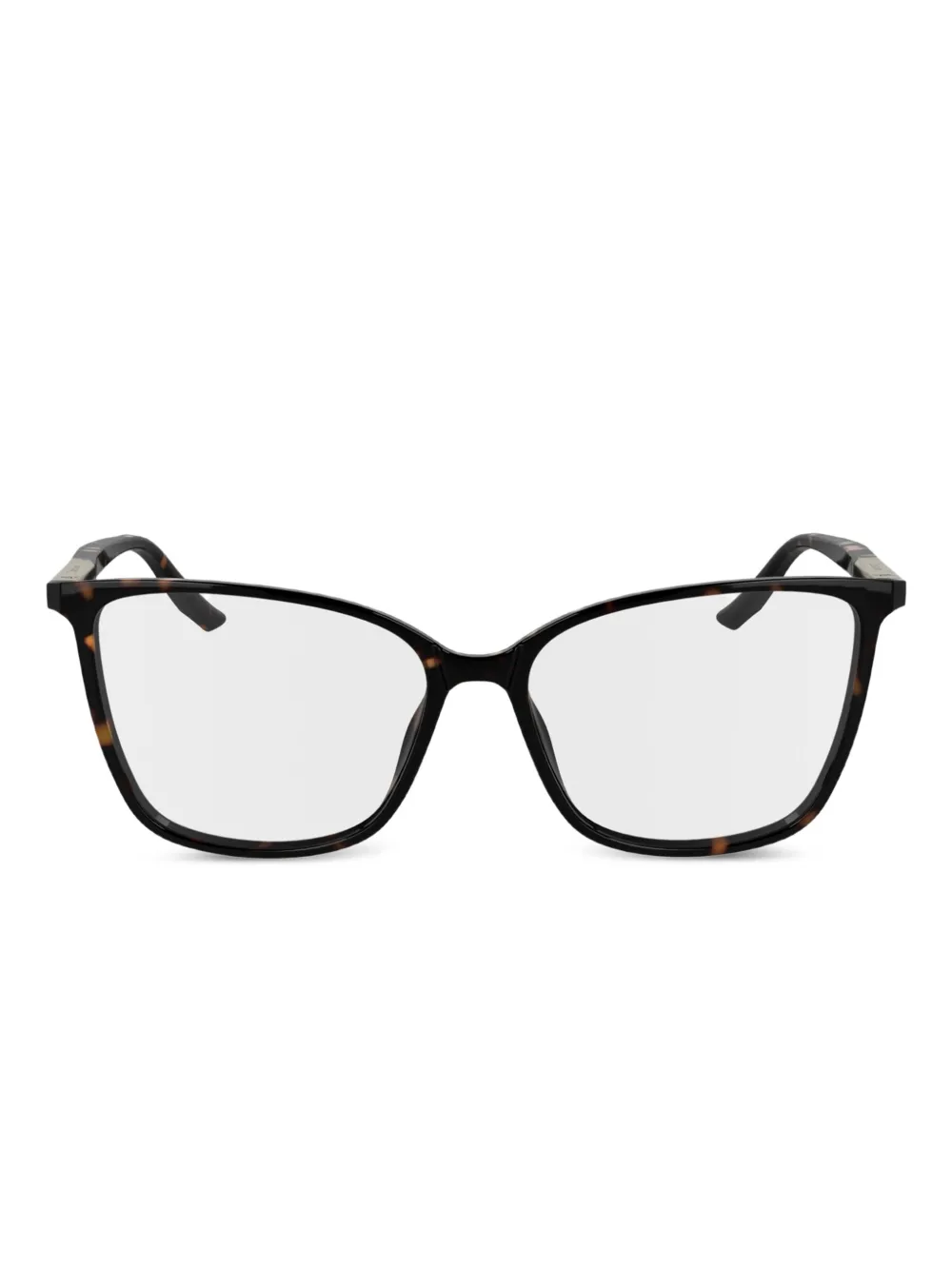Calvin Klein rectangle acetate frames | Brown | Image 1