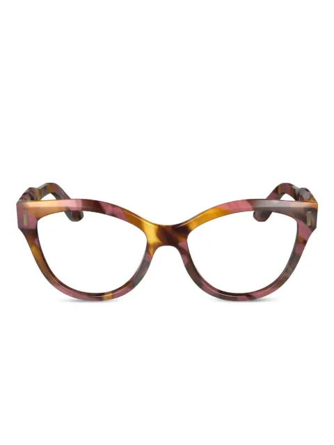Calvin Klein tortoiseshell-effect cat-eye glasses