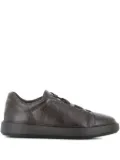 Officine Creative textured leather lace-up sneakers - Brown