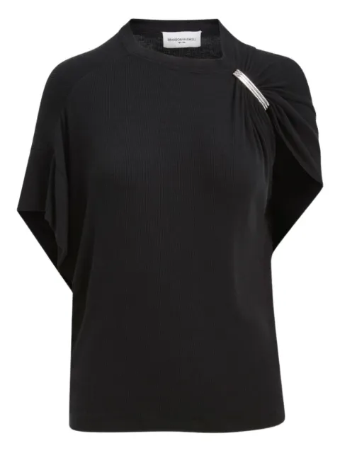 Brandon Maxwell Faye gathered-detail top