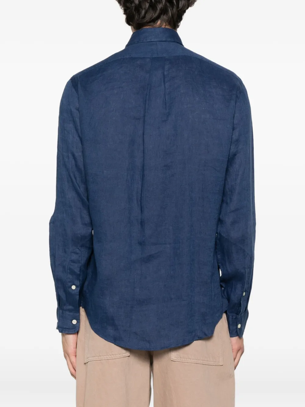 Polo Ralph Lauren Linnen overhemd Blauw