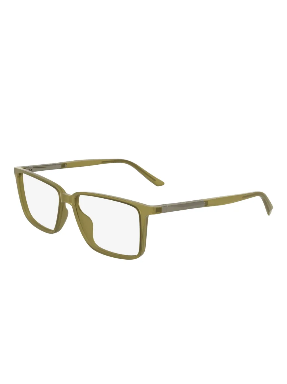 Calvin Klein Bril met rechthoekig montuur Geel