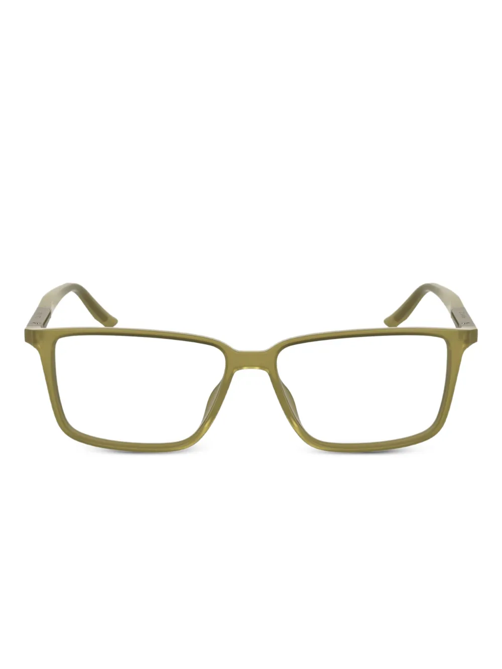 Calvin Klein rectangular-frame glasses | Yellow | Image 1