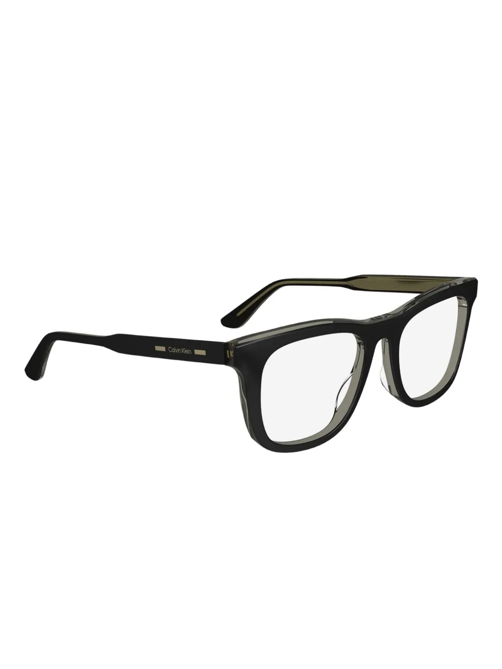Calvin Klein Bril met vierkant montuur Zwart