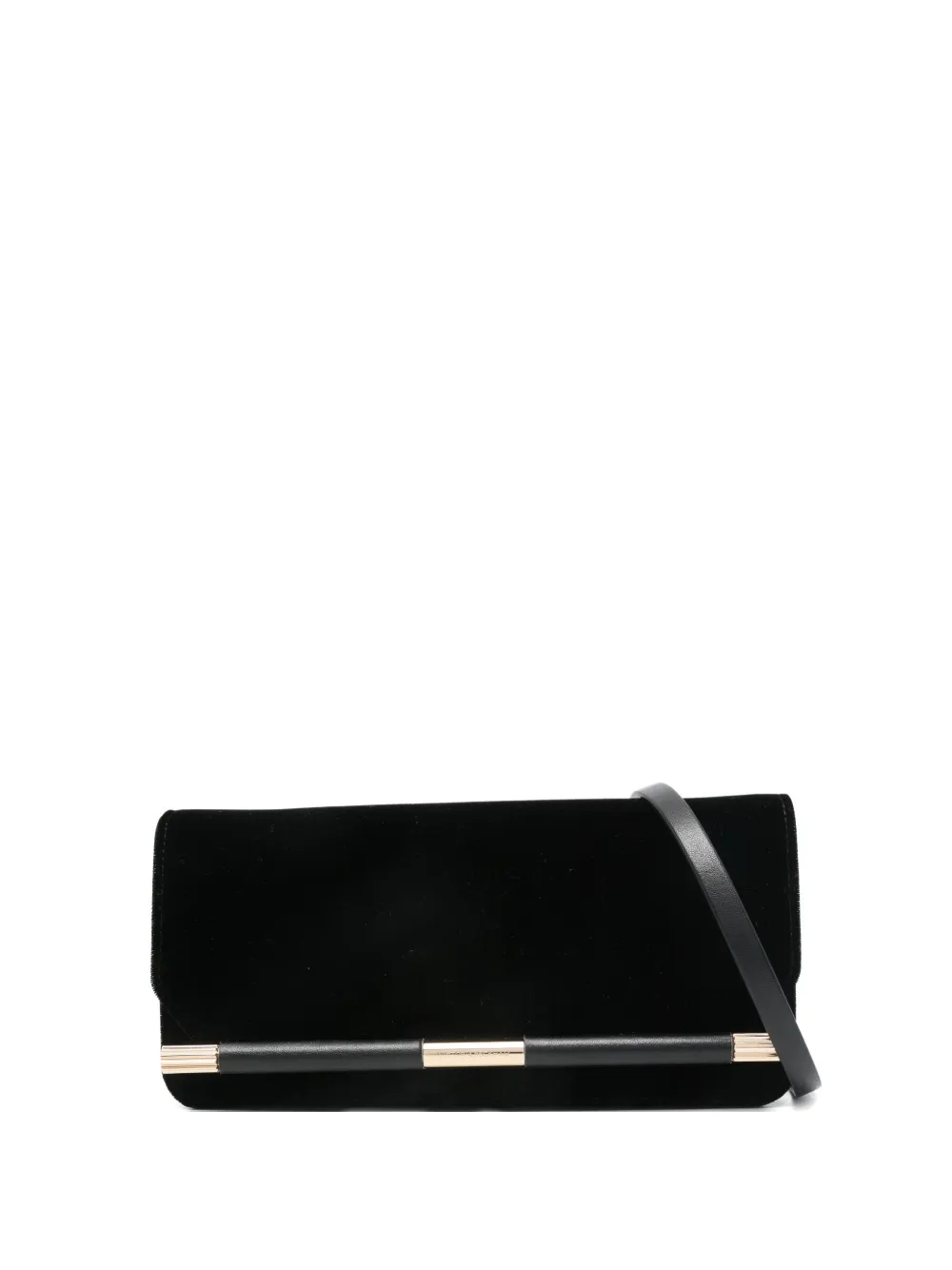 Victoria Beckham 202 ベルベット クラッチバッグ - ブラック Victoria Beckham 202 ベルベット クラッチバッグ - ブラック