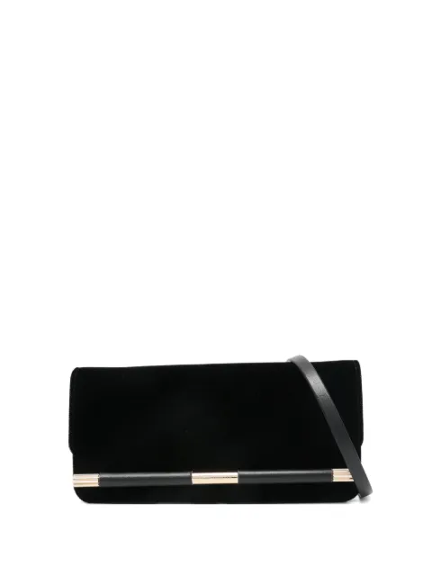 Victoria Beckham Clutch de veludo com detalhe de barra 202