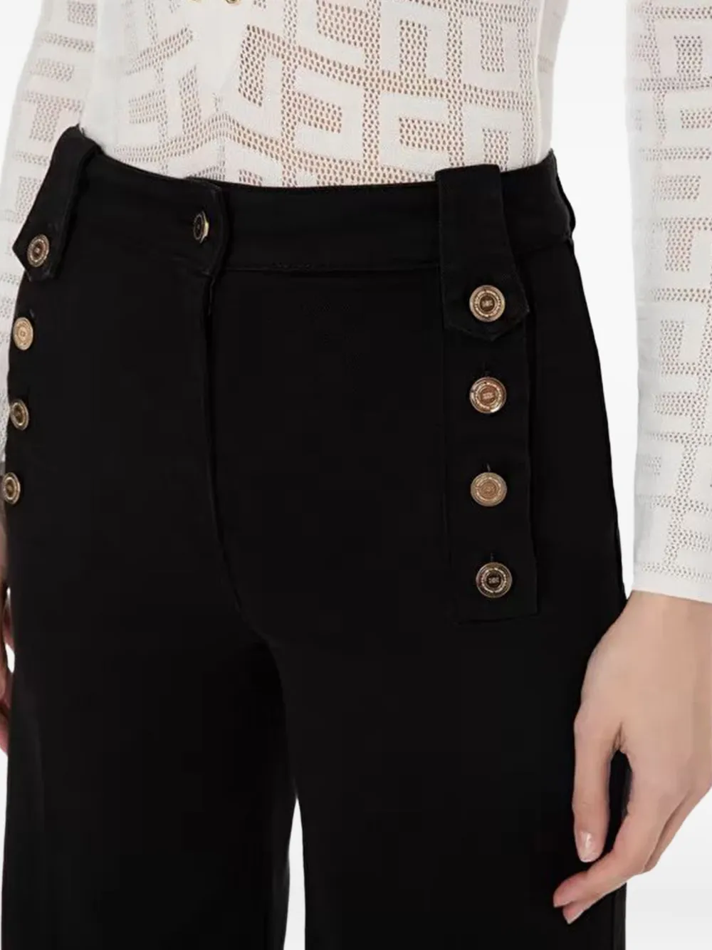 Elisabetta Franchi Pantalon Zwart