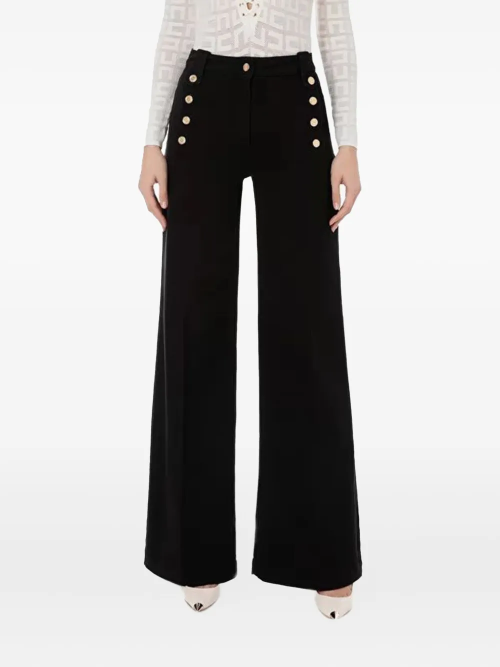 Elisabetta Franchi tailored trousers Zwart