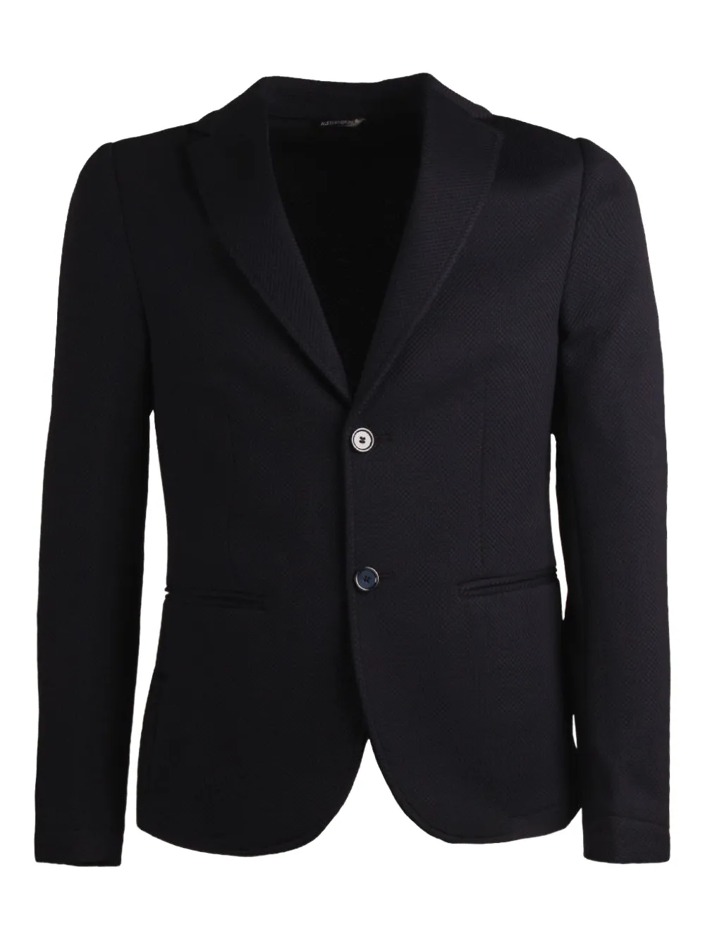 Daniele Alessandrini Tim Nido D'Ape textured two-button blazer | Blue | Image 1