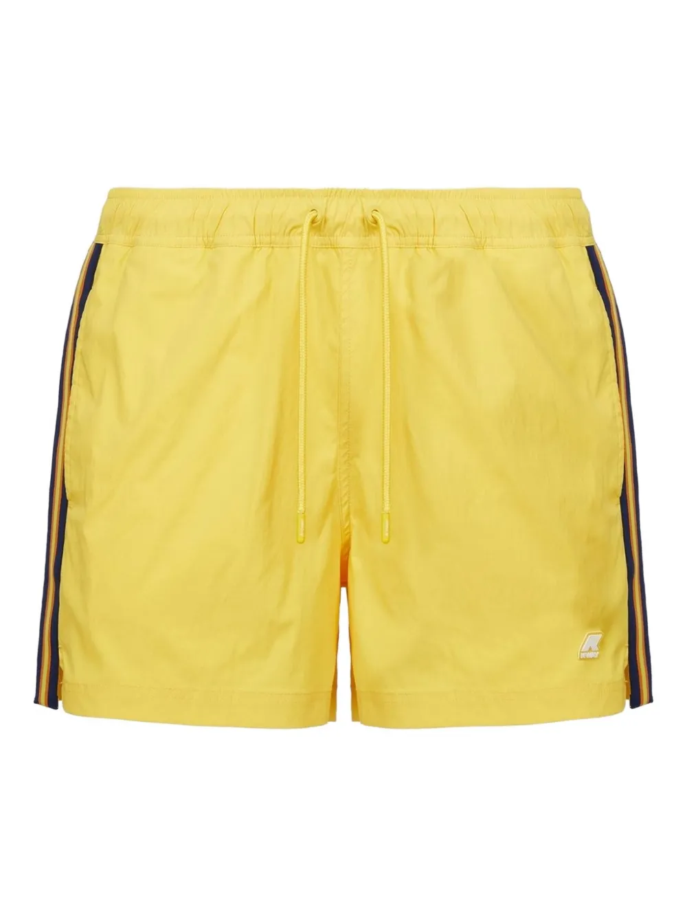 K-Way Salt stripe-detail swim shorts Geel