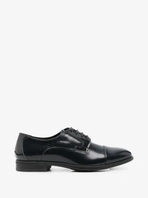 Carlo Pignatelli zapatos derby con agujetas y efecto pulido
