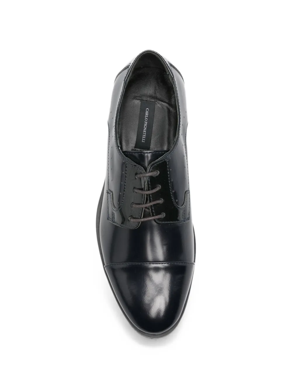 Carlo Pignatelli Derby schoenen met gepolijste afwerking Blauw