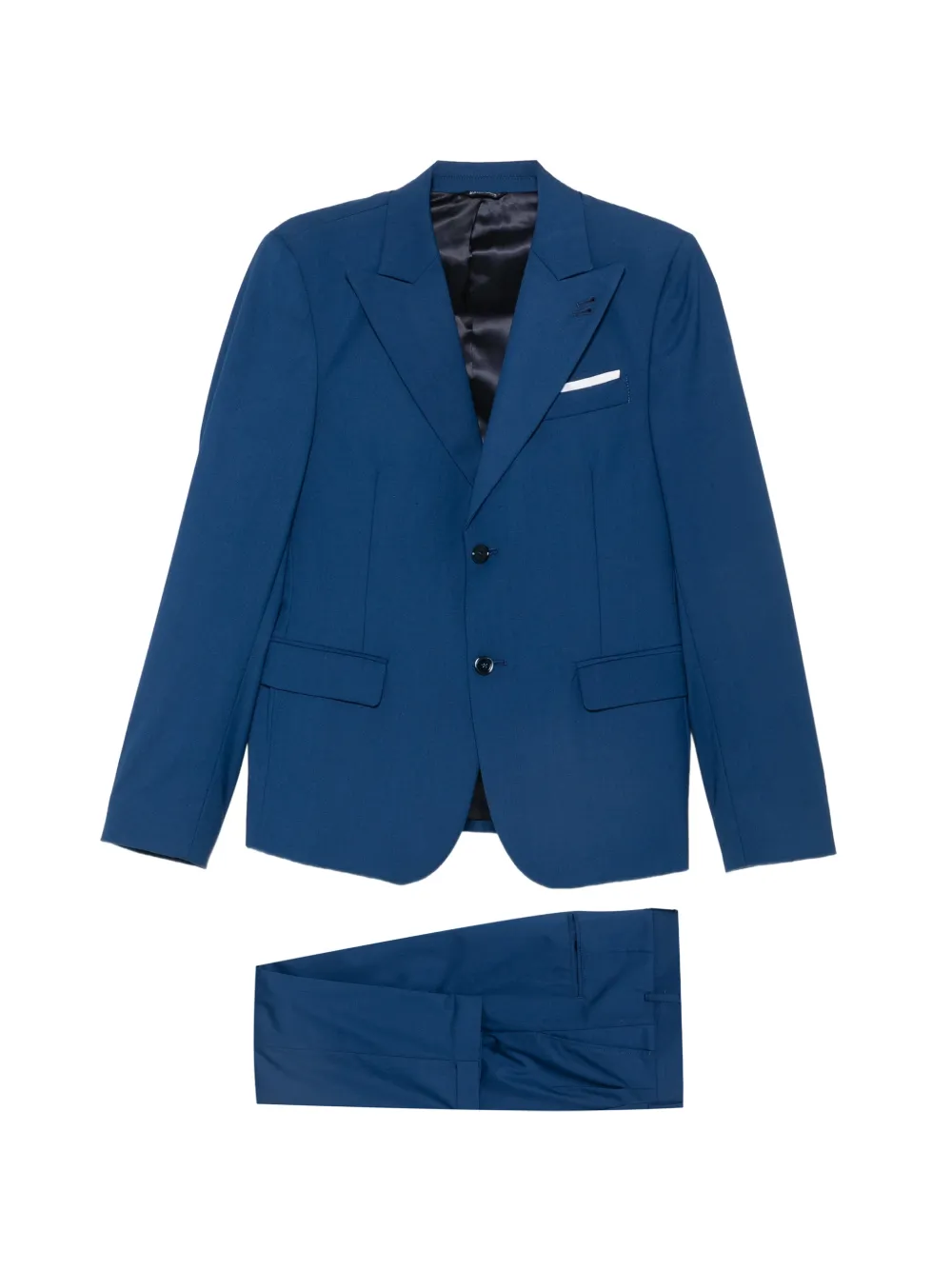 Daniele Alessandrini peak-lapels single-breasted suit - Blu