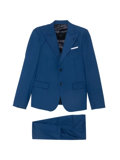 Daniele Alessandrini peak-lapels single-breasted suit