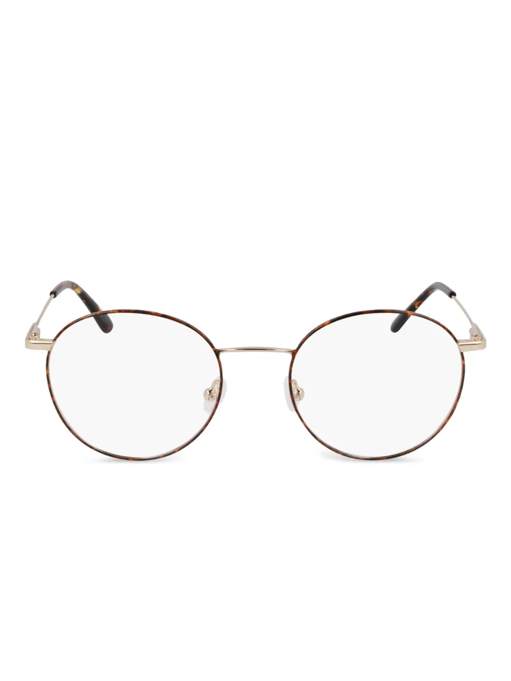 Calvin Klein round metal frames | Brown | Image 1