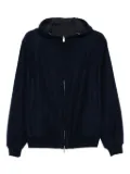 Fedeli hooded zip-up jacket - Blue