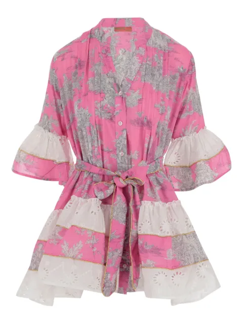 PEP'S floral-pattern mini dress