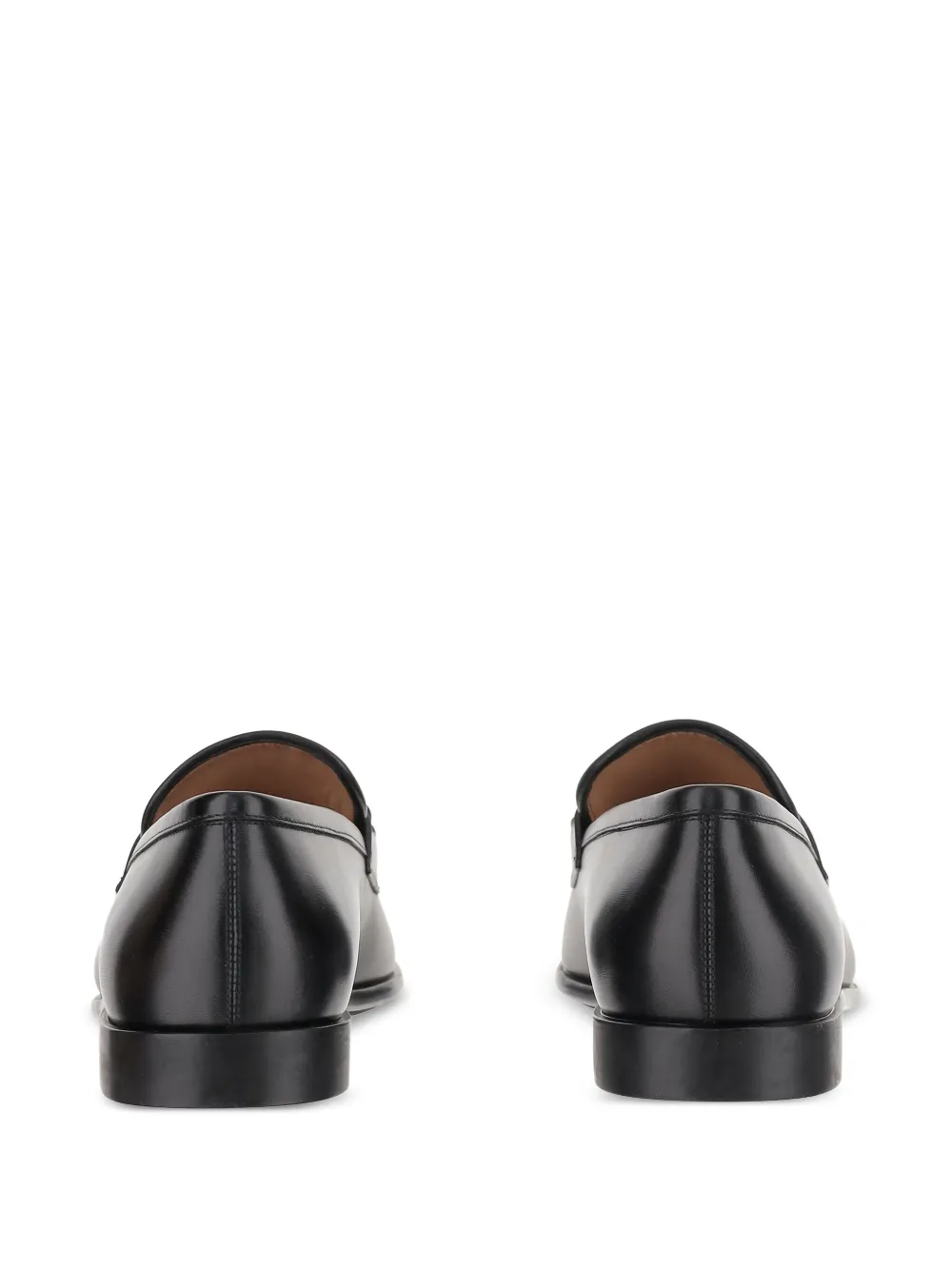 Ferragamo Gancini-detail loafers Black