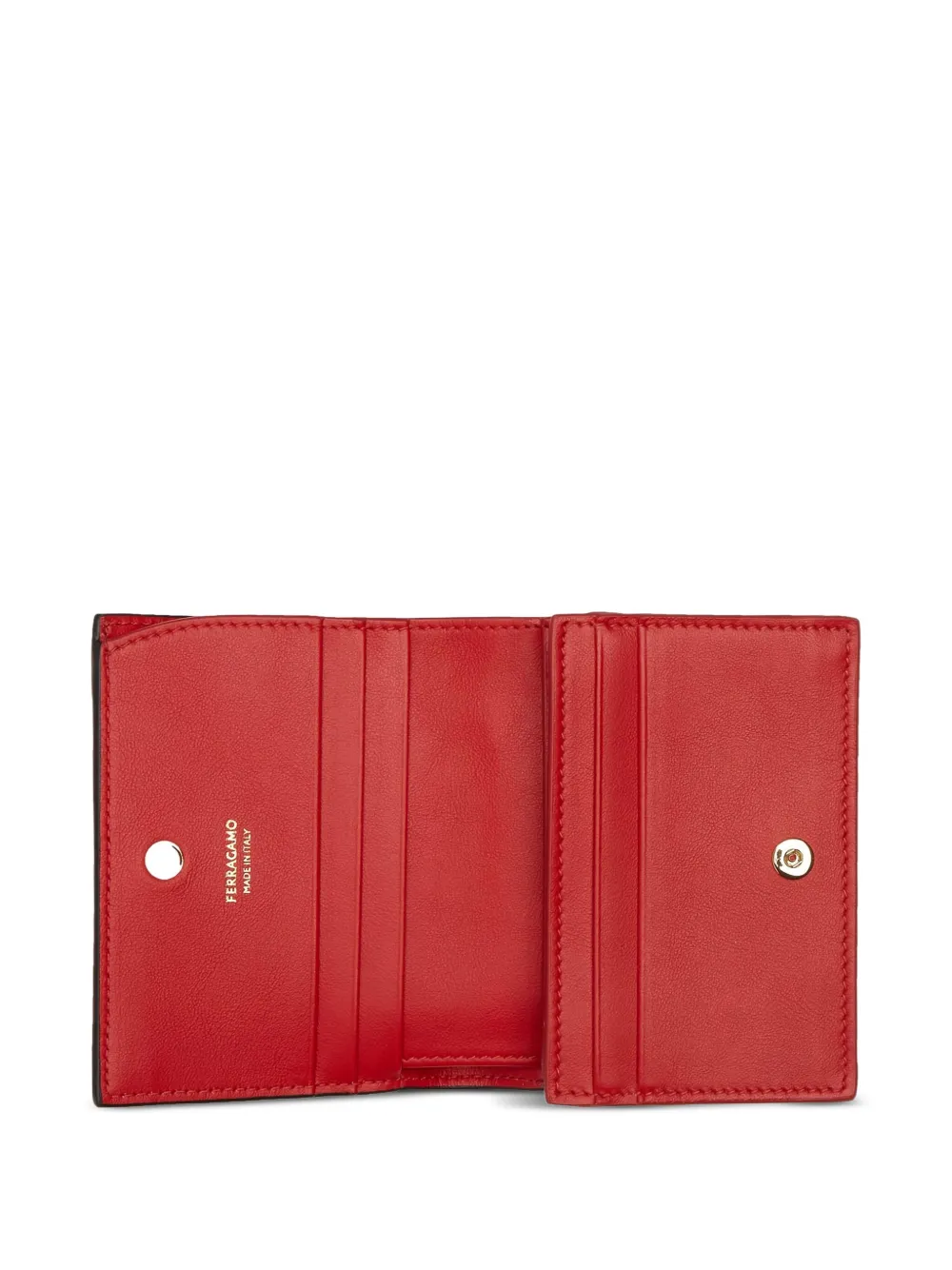 Ferragamo Gancini calfskin wallet Zwart