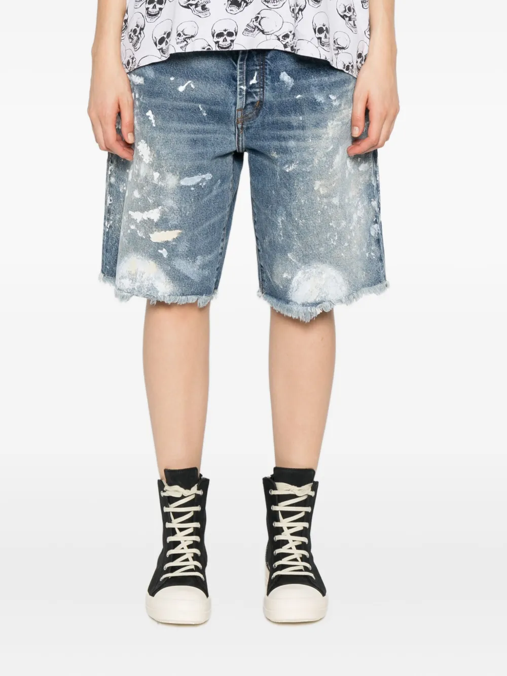 Gallery Dept. Denim Shorts With Belt Loops