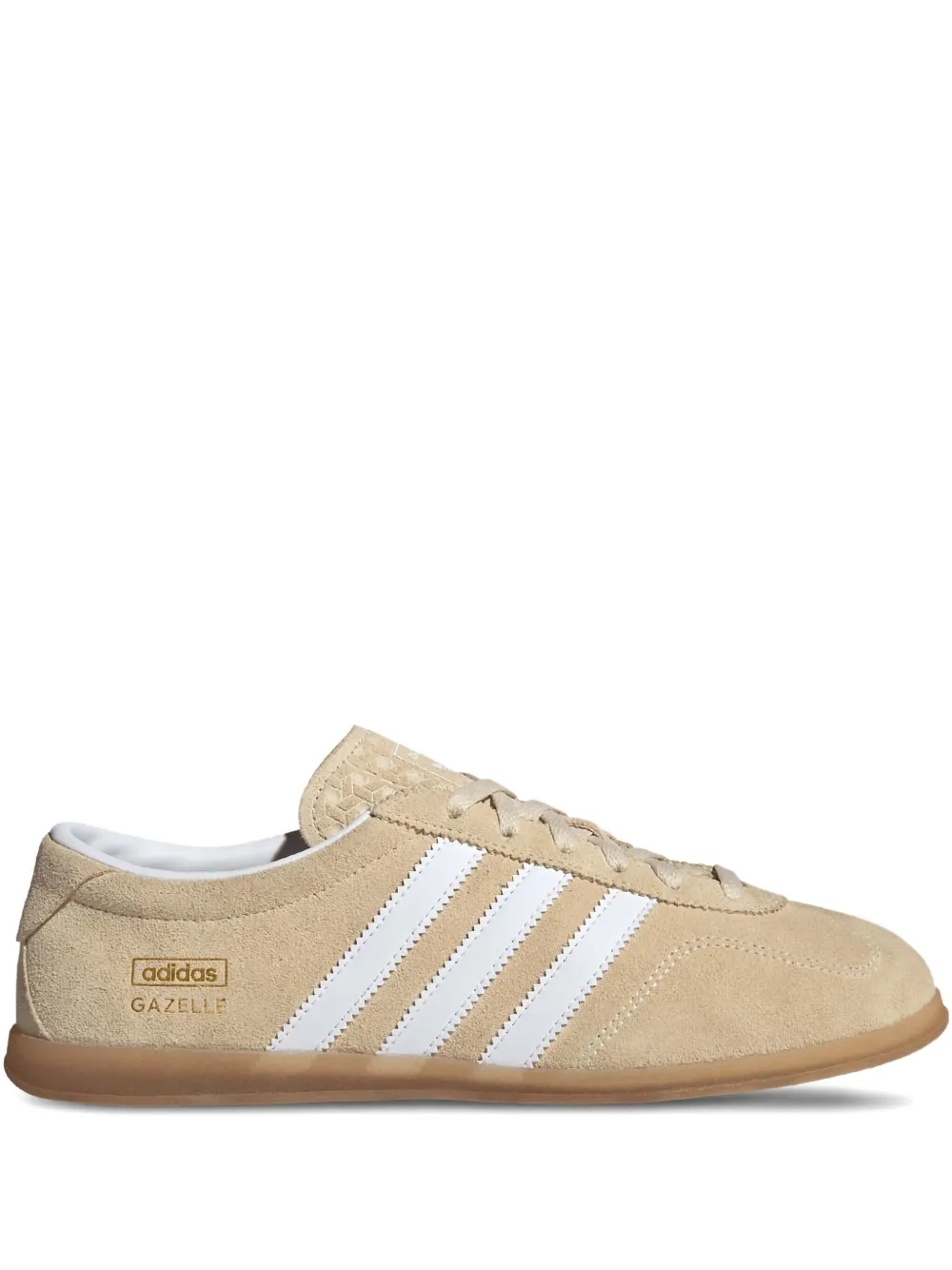 adidas Gazelle Lo Pro three-stripe suede sneakers Neutrals