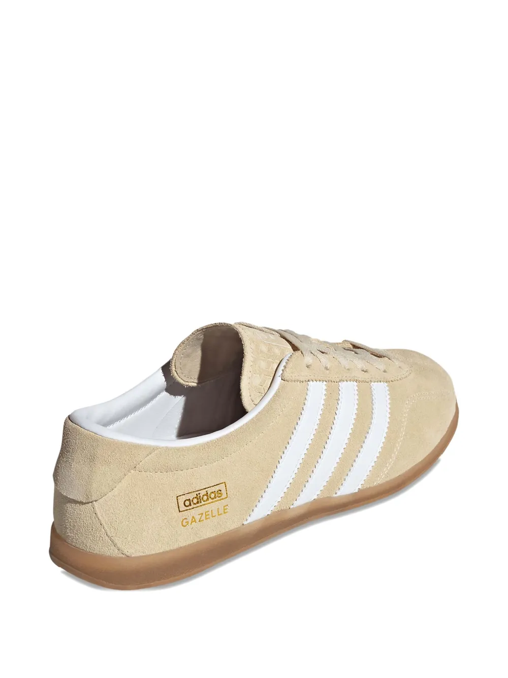 adidas Gazelle Lo Pro three-stripe suede sneakers Neutrals