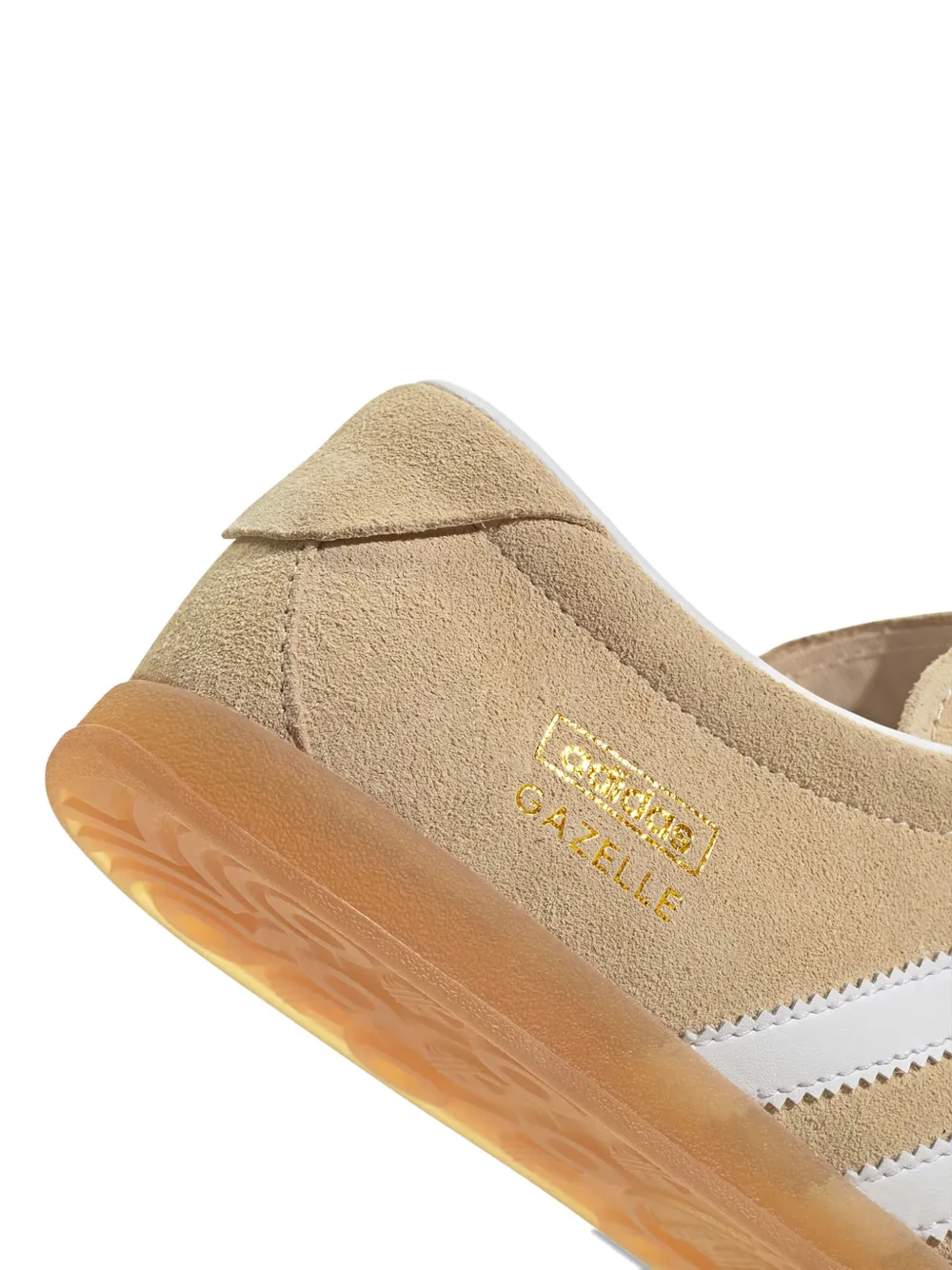 adidas Gazelle Lo Pro three-stripe suede sneakers Neutrals