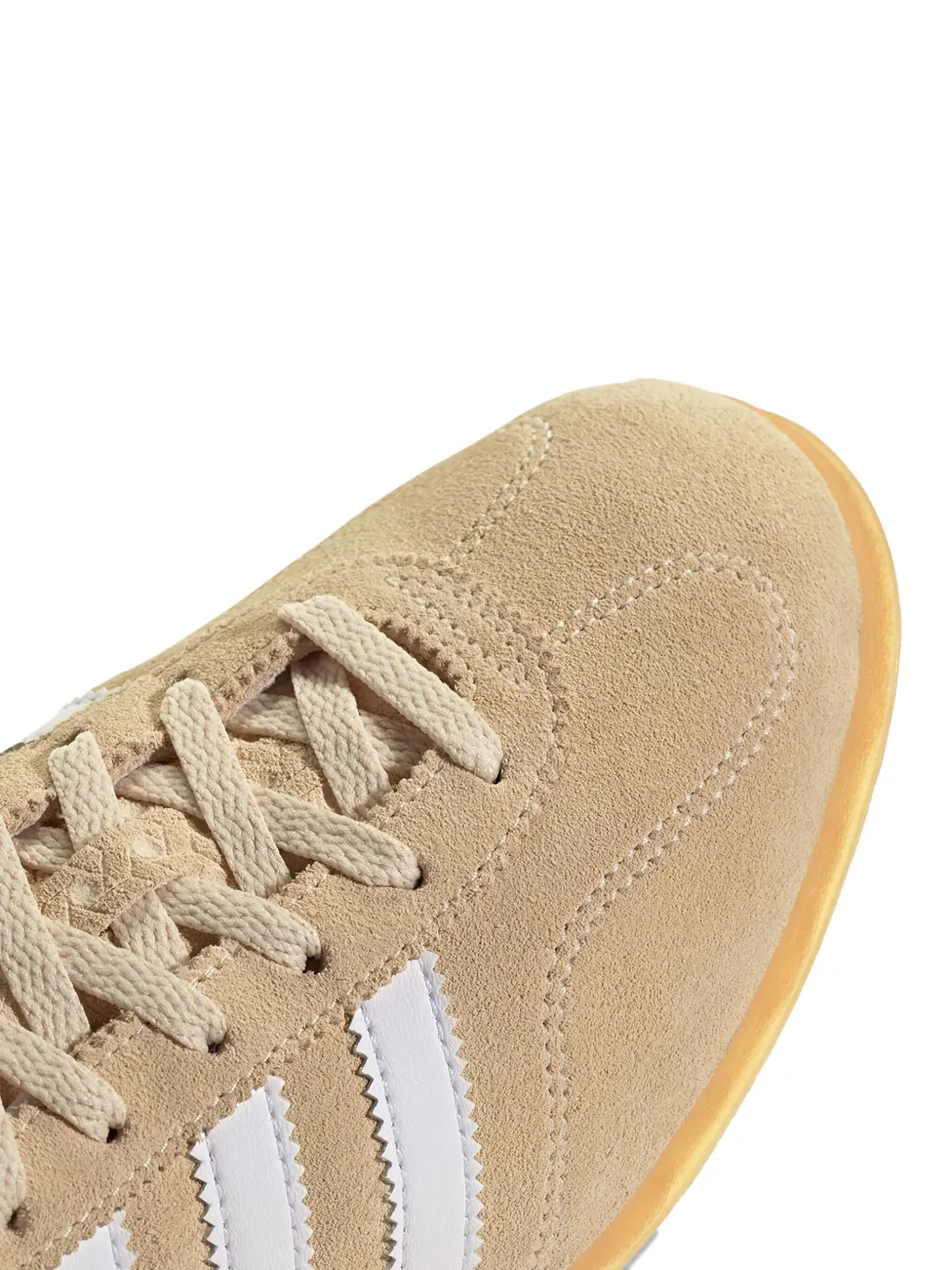 adidas Gazelle Lo Pro three-stripe suede sneakers Neutrals