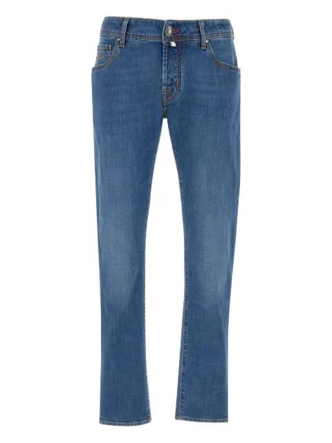 Jacob Cohën Nick logo-patch five-pocket jeans