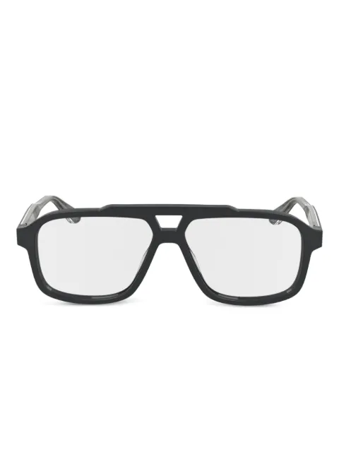 Calvin Klein double-bridge rectangle-frame glasses