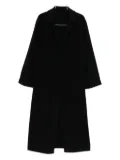Alberta Ferretti cashmere-blend coat - Black