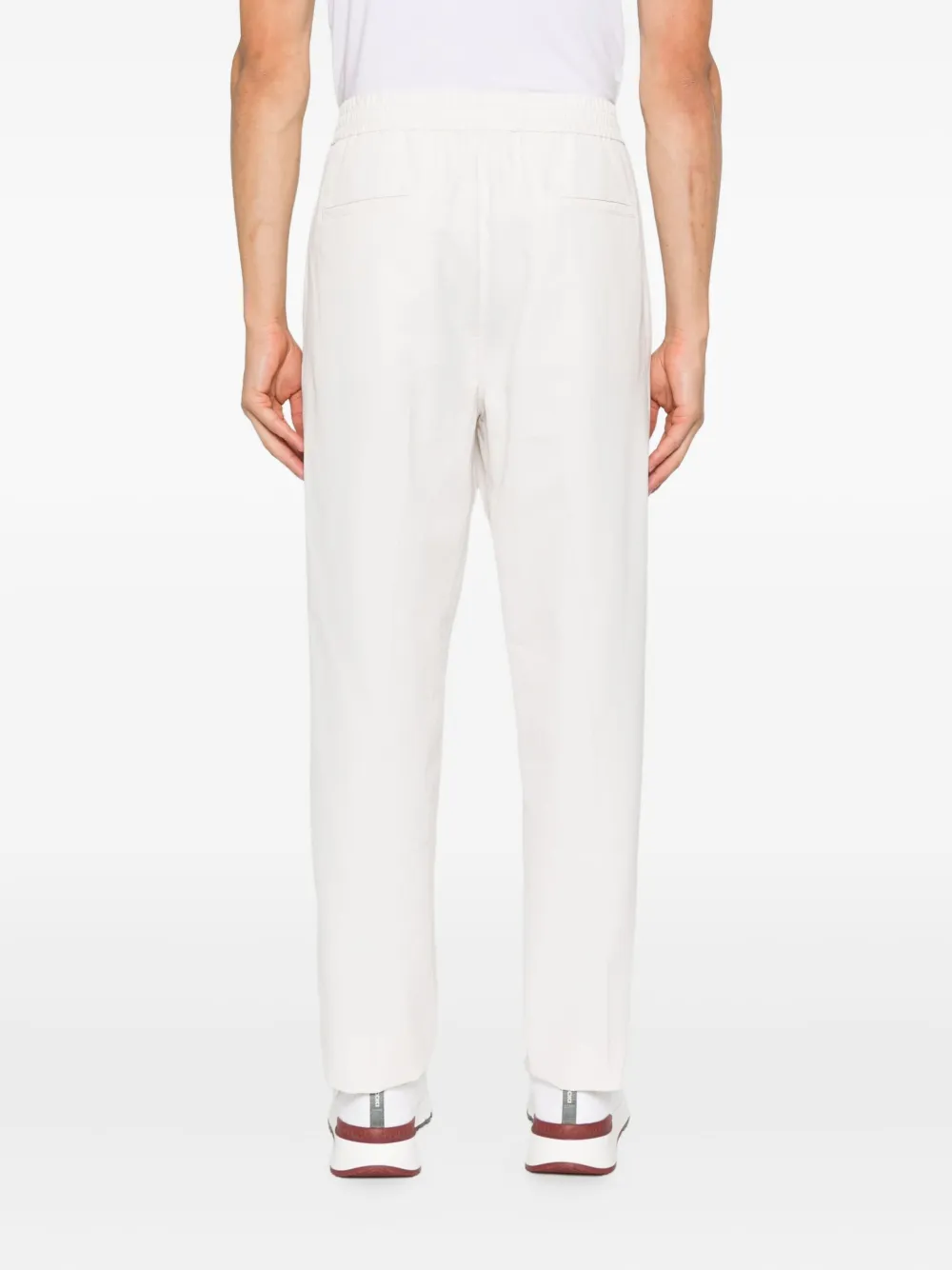 Brunello Cucinelli Katoenen trainingsbroek Wit