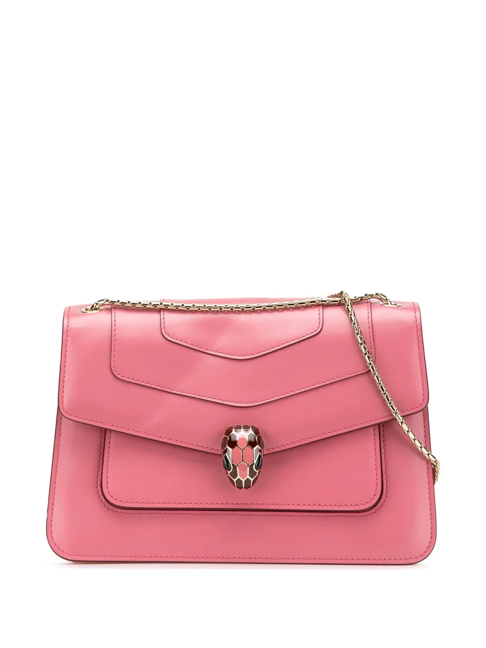 Bvlgari Pre-Owned 2010-2025 Leather Serpenti Forever crossbody bag | Pink | Image 1